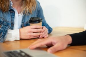 Koffie op kantoor maandagochtend